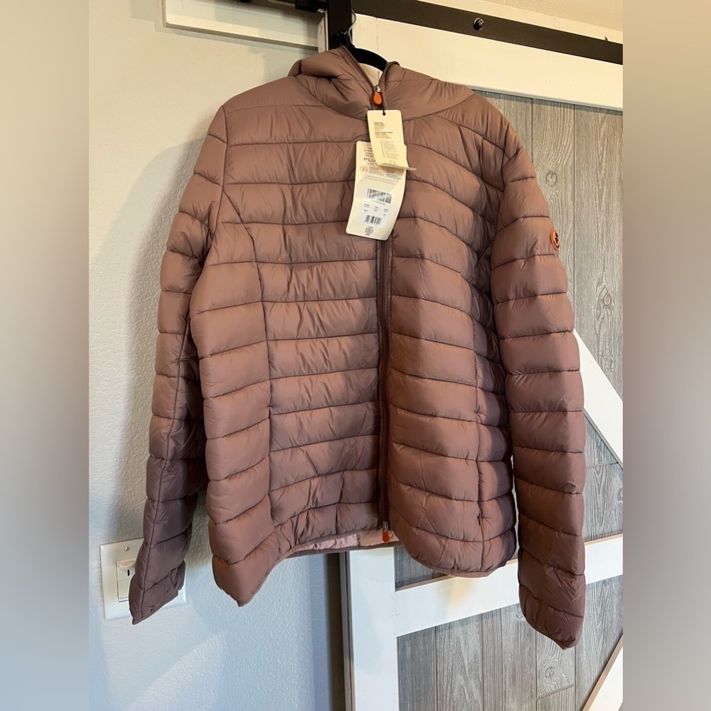 BIN046. NWT Save the Duck Hooded Quilted Jacket 2X plus